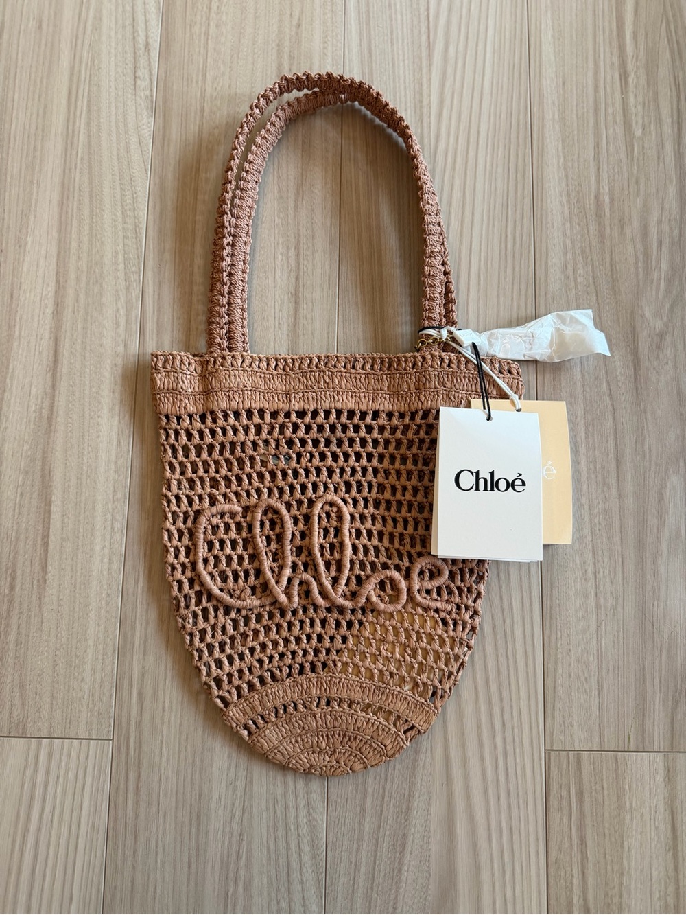 Chloe banana tote bag small
